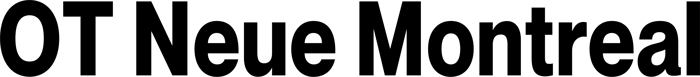 OT Neue Montreal font preview