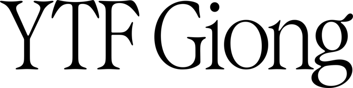 YTF Giong font preview