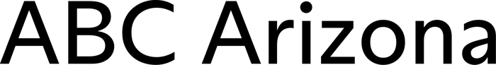 ABC Arizona font preview