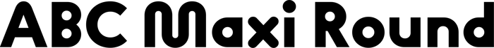 ABC Maxi Round font preview