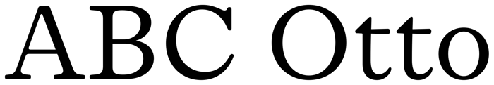 ABC Otto font preview
