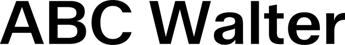 ABC Walter font preview