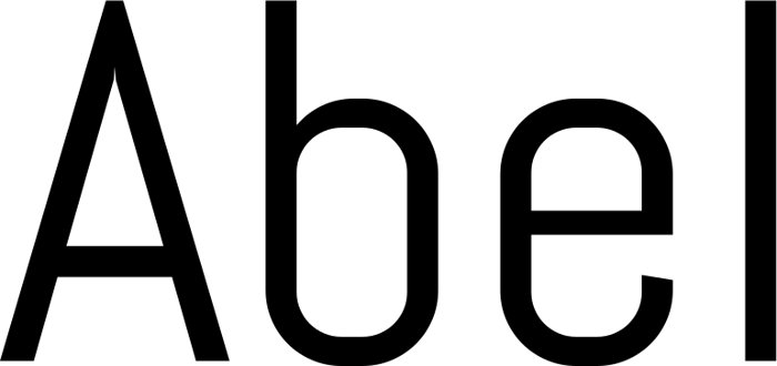 Abel font preview