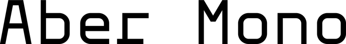 Aber Mono font preview