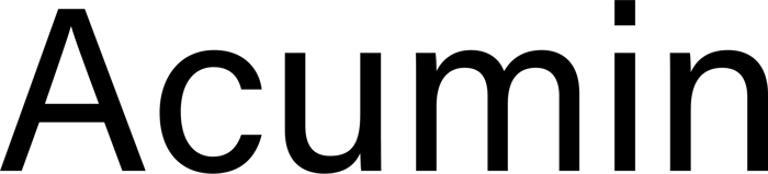 Acumin font preview