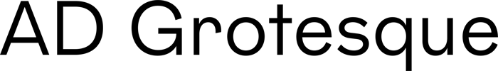 AD Grotesque font preview