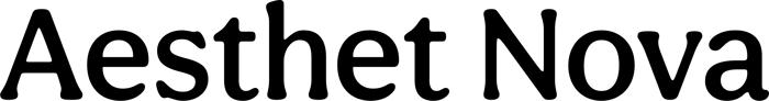 Aesthet Nova font preview
