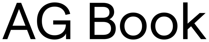 AG Book font preview