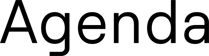 Agenda font preview