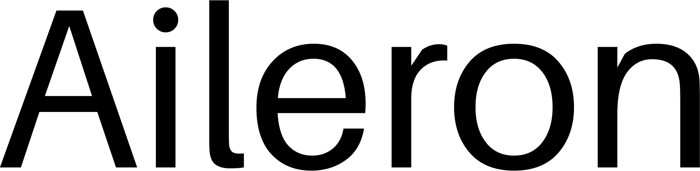 Aileron font preview