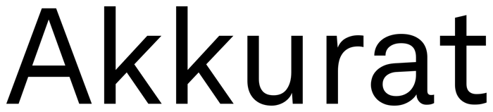 Akkurat font preview
