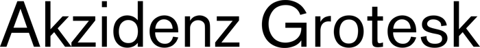 Akzidenz Grotesk font preview