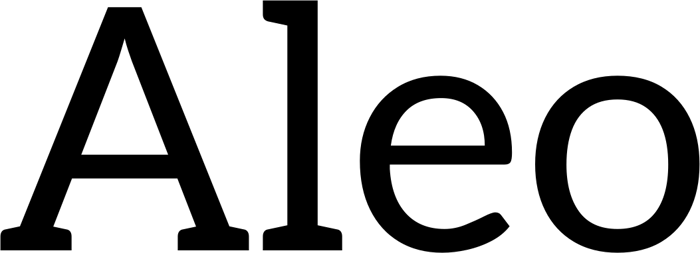 Aleo font preview