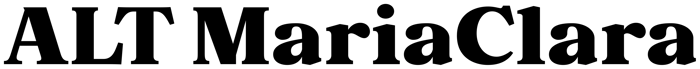 ALT MariaClara font preview