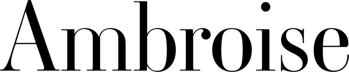 Ambroise font preview