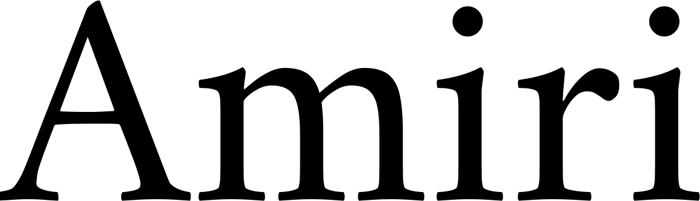 Amiri font preview