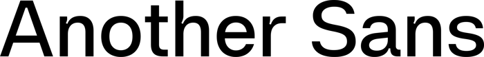 Another Sans font preview