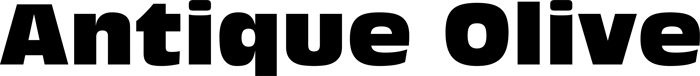 Antique Olive font preview