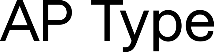 AP Type font preview