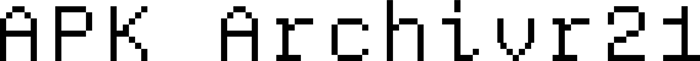 APK Archivr21 font preview