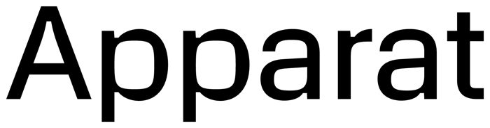 Apparat font preview