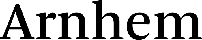 Arnhem font preview