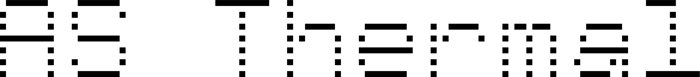 AS Thermal font preview