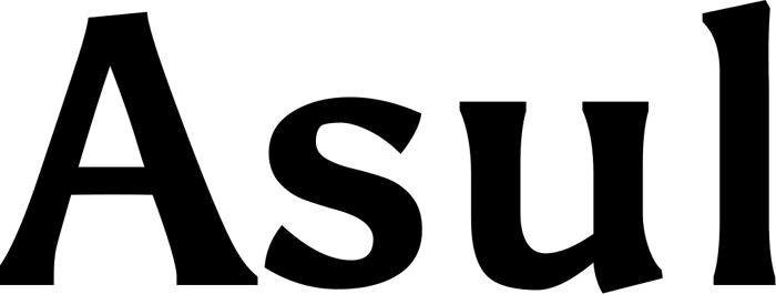 Asul font preview