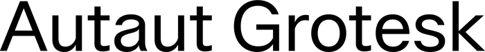 Autaut Grotesk font preview