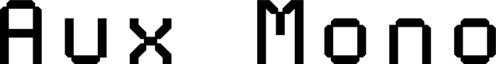 Aux Mono font preview