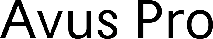 Avus Pro font preview
