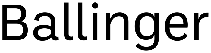 Ballinger font preview