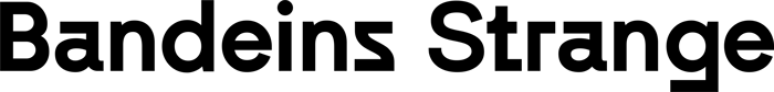 Bandeins Strange font preview