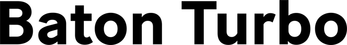 Baton Turbo font preview