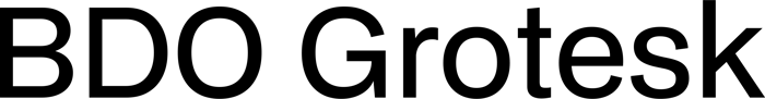 BDO Grotesk font preview