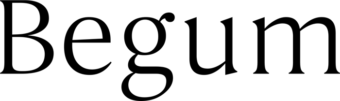 Begum font preview