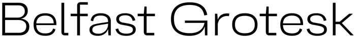 Belfast Grotesk font preview