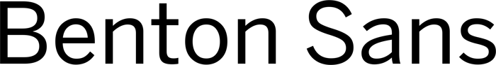 Benton Sans font preview