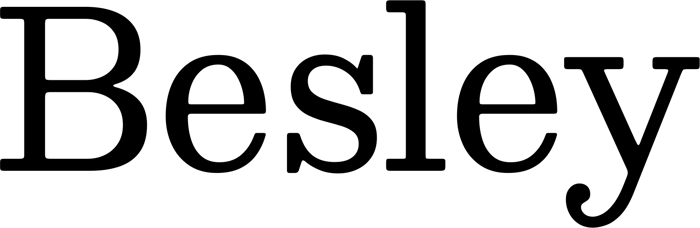 Besley font preview
