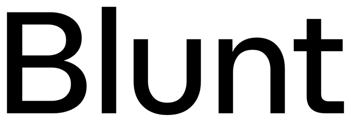 Blunt font preview
