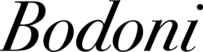 Bodoni font preview