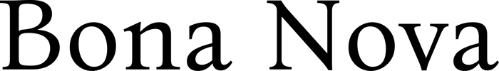 Bona Nova font preview
