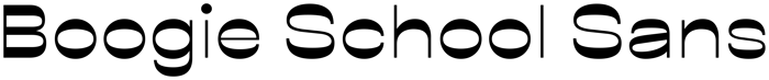 Boogie School Sans font preview