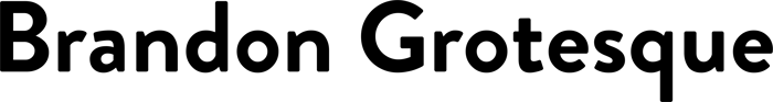 Brandon Grotesque font preview