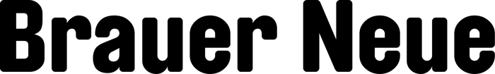 Brauer Neue font preview