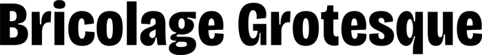 Bricolage Grotesque font preview