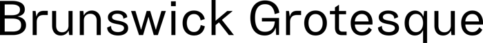 Brunswick Grotesque font preview