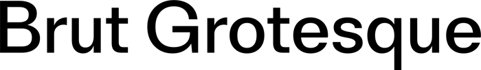 Brut Grotesque font preview