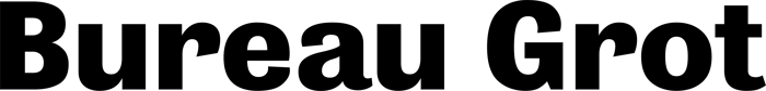 Bureau Grot font preview