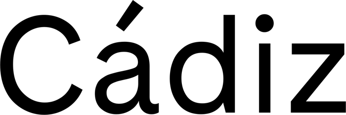Cádiz font preview
